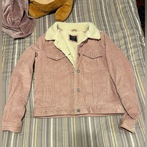 Abercrombie & Fitch Corduroy Sherpa Lined Jacket 🎀